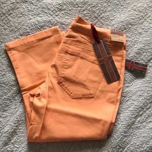 Tangerine Orange Liverpool “Michelle Capri” Denim